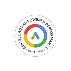 Google Ai powered performance certified logo