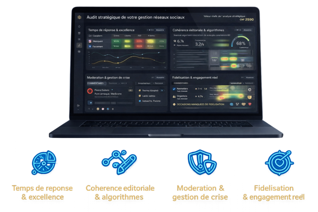 Diagnostique Gestion reseaux sociaux lausanne