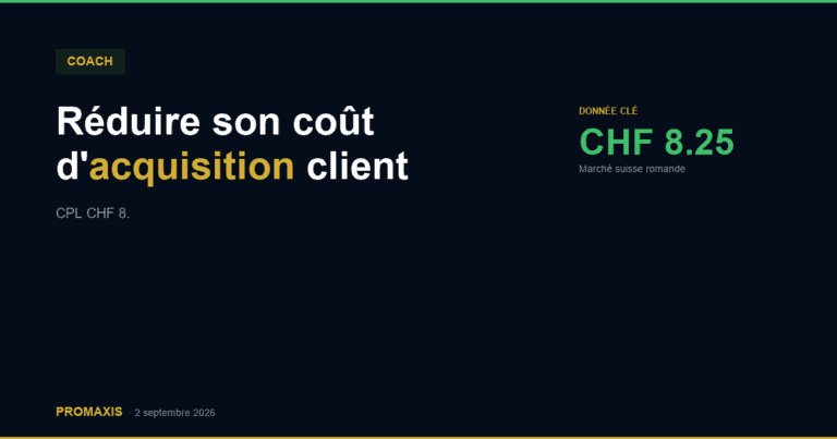 Réduire son coût d’acquisition client : leviers pub en ligne pour coachs