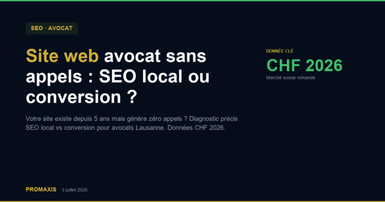 Site web avocat sans appels : SEO local ou conversion ?