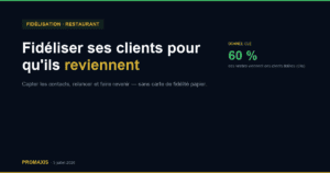 Fidéliser ses clients pour qu'ils reviennent — Promaxis
