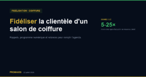 Fidéliser la clientèle d'un salon de coiffure — Promaxis