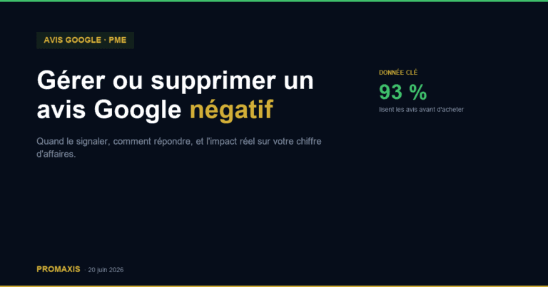 Comment gérer ou supprimer un avis Google négatif quand on est une PME ?