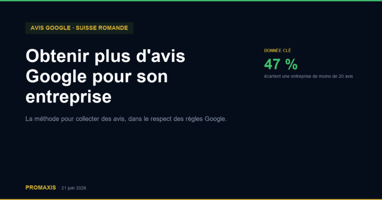 Comment obtenir plus d’avis Google pour son entreprise en Suisse romande ?