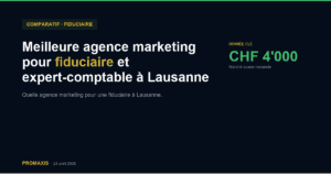 Comparatif agences marketing agence marketing fiduciaire Lausanne — Promaxis 2026