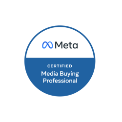 Meta Media buying Professional certification logo